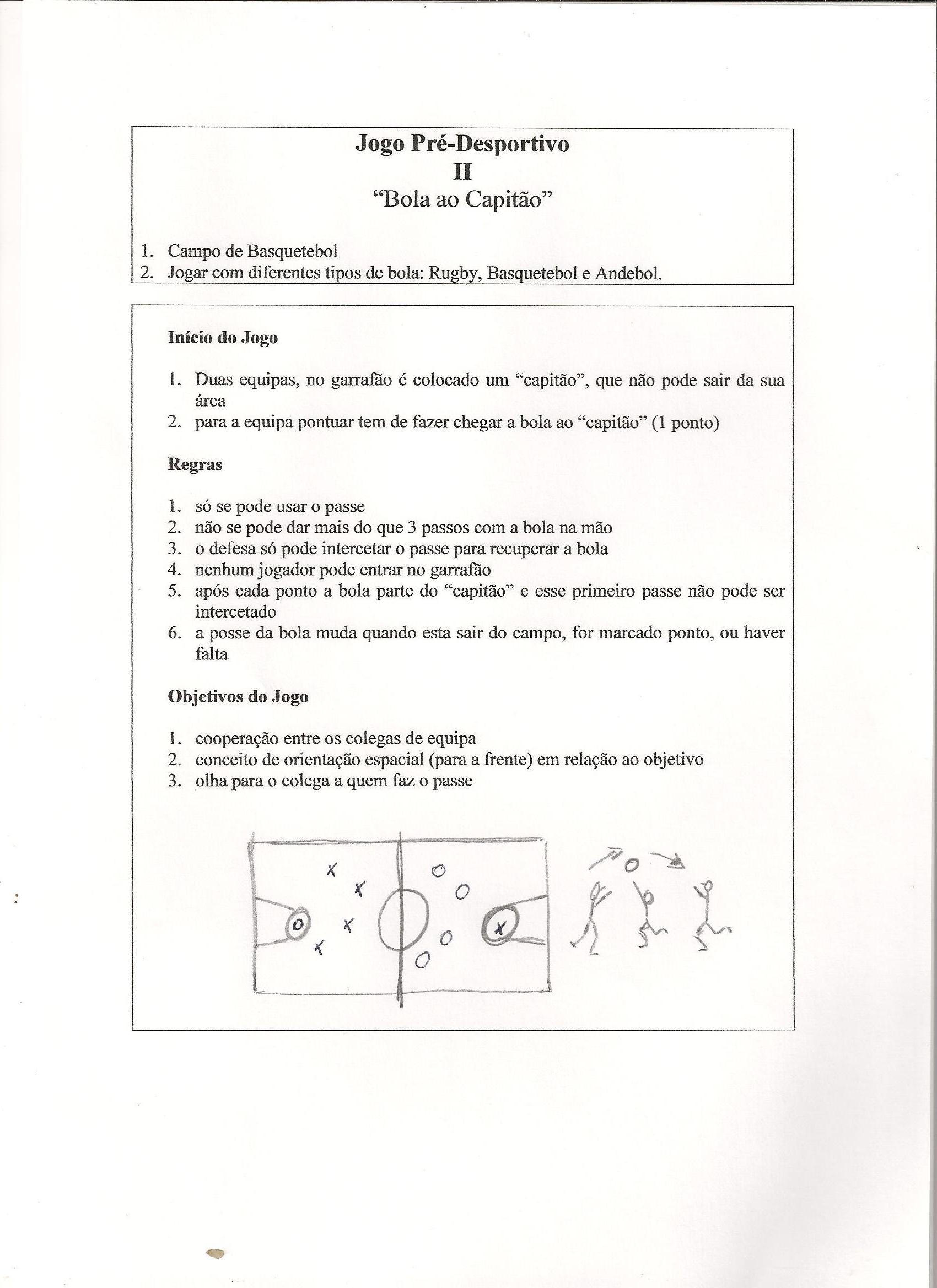 Plano de Aula Jogos Pré - Desportivos, PDF, Humano